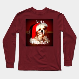 Cavalier King Charles Spaniel Merry Christmas Long Sleeve T-Shirt